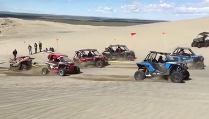 When You Go So Big It Takes 5 UTVs to Pull You Out + Video