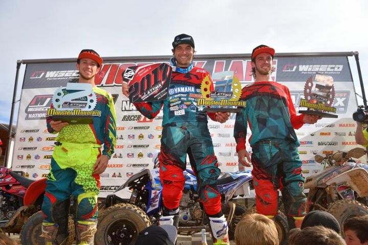 chad wienen earns third straight atvmx win, Monster Mountain MX Podium