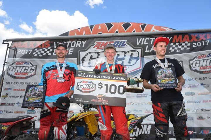 fowler continues early season dominance at camp coker bullet gncc, Camp Coker Bullet GNCC XC2 Podium