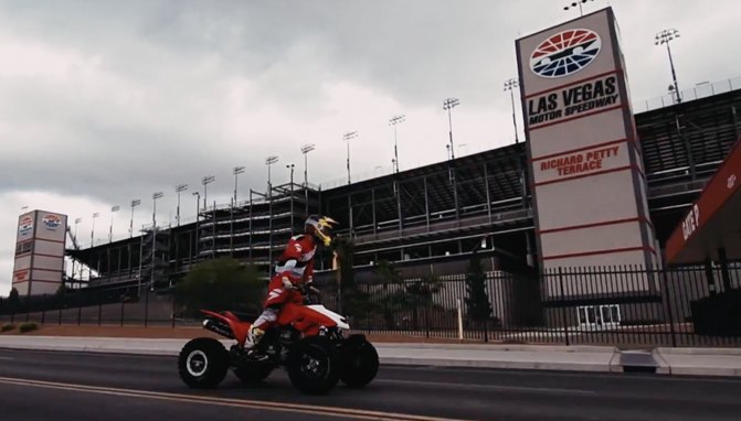 Dillon Zimmerman Poaching the Las Vegas Motor Speedway + Video