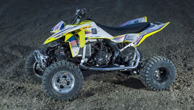 Electric Sport ATV With a Gearbox Tears up a Motocross Track + Video