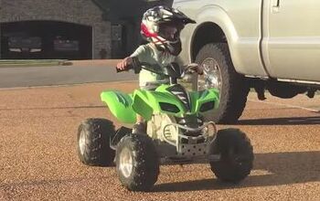 This Two-Year-Old Can Drift His Battery Powered ATV + Video