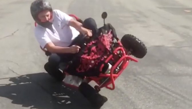 This Guy's Two Wheel Game is Strong + Video