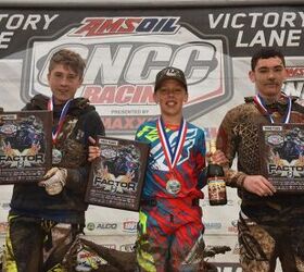 johnny gallagher earns first career win at x factor gncc, Youth Podium X Factor GNCC