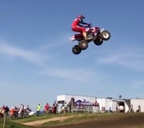 jumping the huge triple at muddy creek in slow motion video
