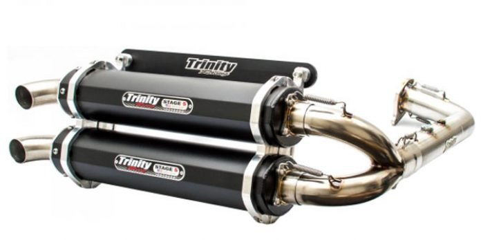 five ways to make your rzr turbo faster, Trinity Racing Dual Exhaust