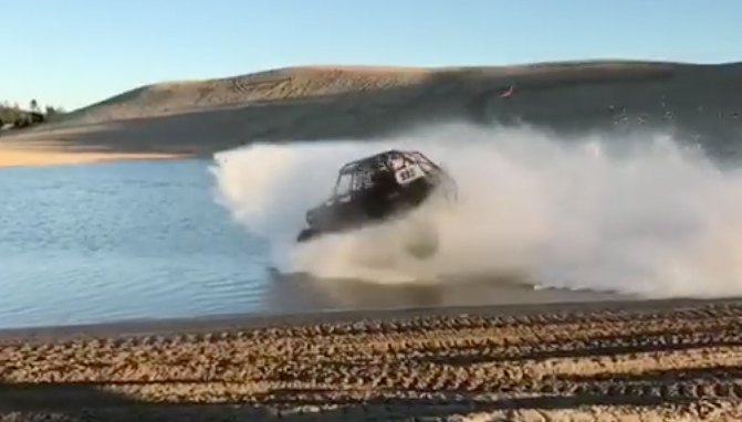 when hydroplaning goes terribly wrong video