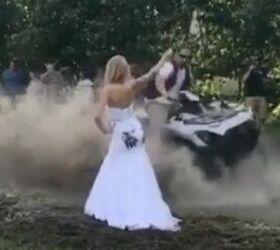 Now That's Leaving Your Wedding Reception in Style! + Video