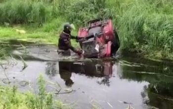 Why Did The Guy Walk His ATV Across the Creek? + Video