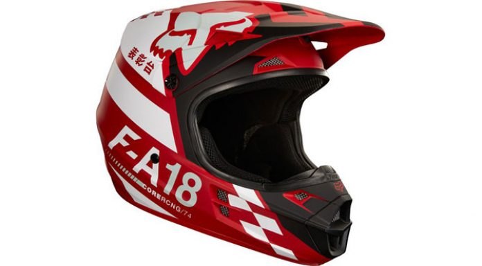 four cool new 2018 helmets, Fox Racing V1 Helmet