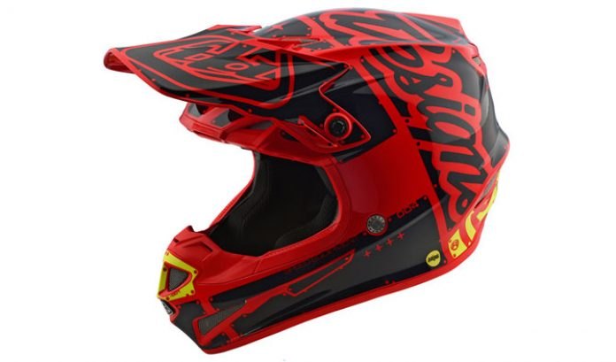 four cool new 2018 helmets, Troy Lee Designs Youth SE4 Helmet