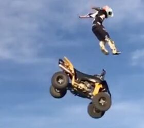 rider bails after engine cuts out in mid air video