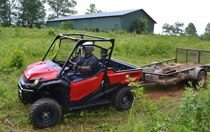 top seven uses for a utv on a farm or ranch, 2017 Honda Pioneer 1000 Towing