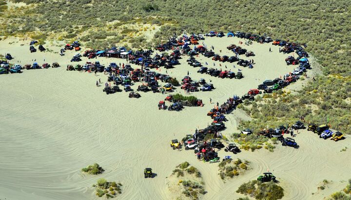 2018 idaho dunes utv invasion report, UTV Invasion Aerial View