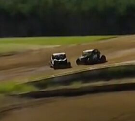 can am teammates tim farr and kyle chaney narrowly avoid a huge crash video