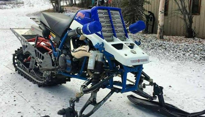 snowbike banshee modded mondays