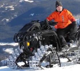 check out the can am apache backcountry track system in action video