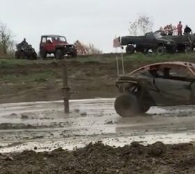 Tie Your UTV to a Steal Post, Hit the Gas and Whoever Throws Up First Loses + Video