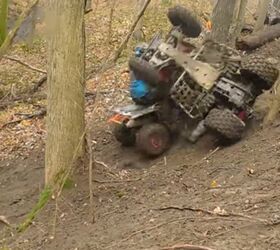 Watch Out For Trees and Flying ATVs + Video