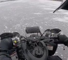 would you trust a frozen lake enough to ride your atv on it video