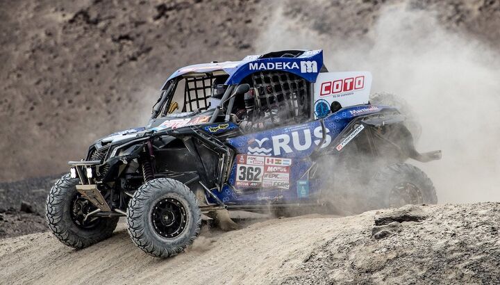 can am maverick x3 wins sxs class at dakar rally