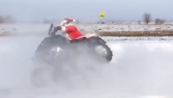 Santa Probably Should Stick to His Sleigh And Eight Tiny Reindeer + Video