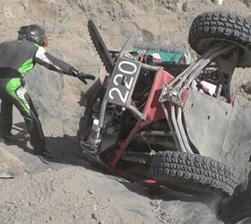 thrills and spills from the can am king of the hammers utv race video