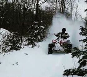 powder bombing on a can am renegade video