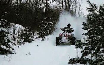 Powder "Bombing" on a Can-Am Renegade + Video