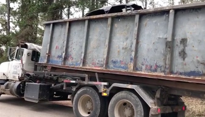 trash truck makes a great utv hauler video