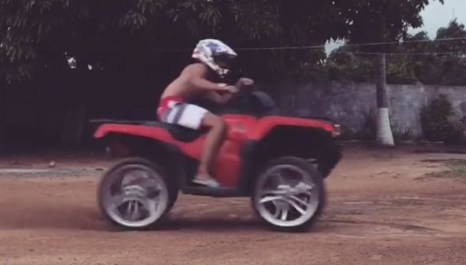 someone might tell this guy utility atvs can do more than just burn donuts video