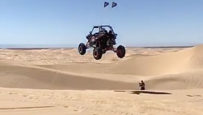 no surprise the polaris rzr rs1 is an able jumper video