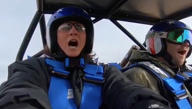 tanner godfrey takes his mom for a wild rzr ride video