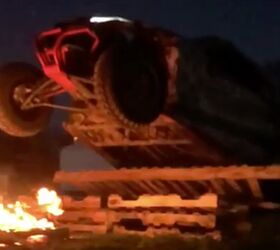 This Sketchy Bonfire Jump Almost Does Him In + Video