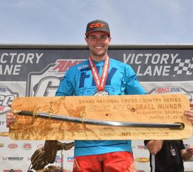 brycen neal earns first ever pro win at maxxis general gncc, Brycen Neal Trophy Maxxis General GNCC