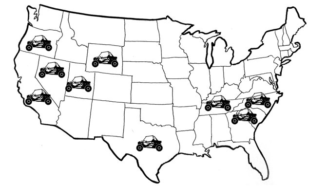 poll how many us states have you ridden an atv or utv in