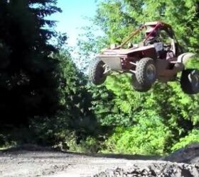 this guy is launching doubles in a vintage honda pilot video