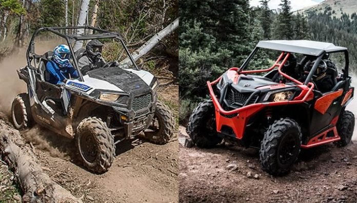 which utvs have the most horsepower, 2018 Can Am Maverick Trail 1000 DPS and Polaris RZR 900 EPS