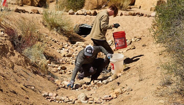 protecting the future of atv and utv riding with the yamaha outdoor access initiative, Yamaha OAI Cactus Flats Drainage