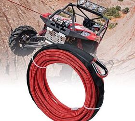 five cheap rock crawling accessories for your utv, Synthetic Winch Rope