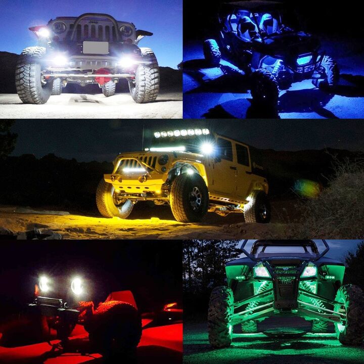 cheap ways to get a custom utv look, LED Light Pods