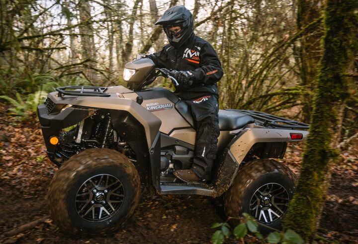 2019 suzuki kingquad lineup preview, 2019 Suzuki KingQuad Action 2