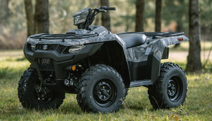 2019 suzuki kingquad lineup preview, 2019 Suzuki KingQuad Camo