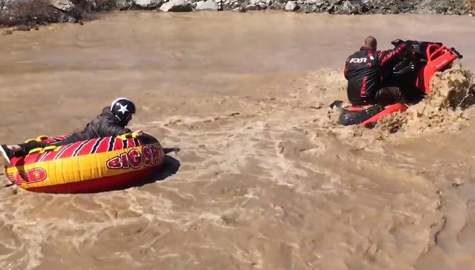 who needs a boat or a pwc when you ve got a can am outlander video