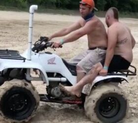 "Two Shirtless Dudes Riding a Utility Quad" Sounds Like a Bad Joke + Video