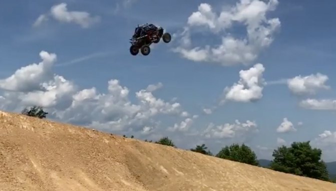 world record utv jump at white knuckle event goes horribly wrong video
