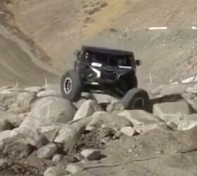 somehow he still manages to drive this utv across the finish line video