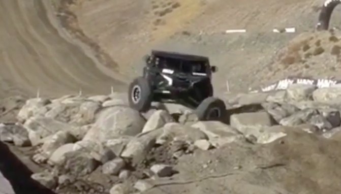 Somehow He Still Manages to Drive This UTV Across The Finish Line + Video