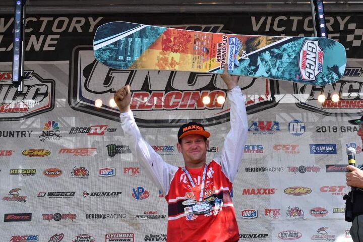 chris borich picks up first win since 2014 at snowshoe gncc, Chris Borich Trophy Showshoe GNCC