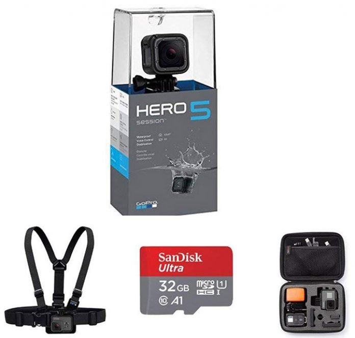 amazon prime day deals for canadian atv and utv enthusiasts, GoPro Hero5 Session Package